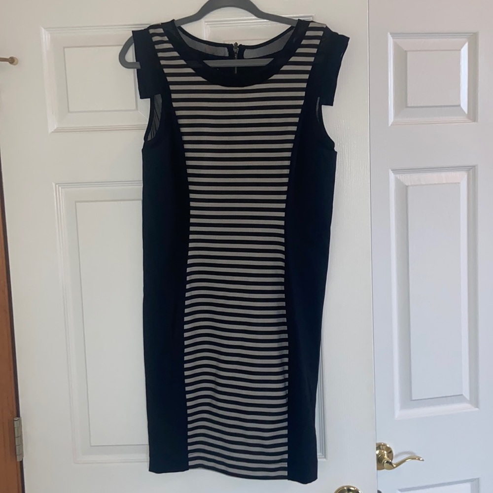 Bebe striped dress size large